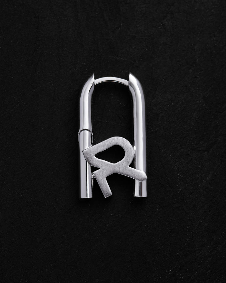 Single earring REYTEL (14k white gold)