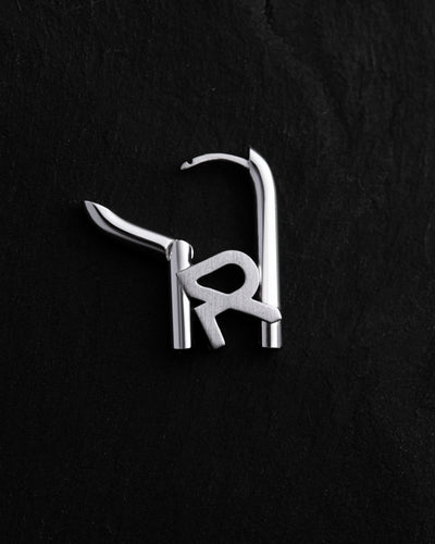 Single earring REYTEL (14k white gold)