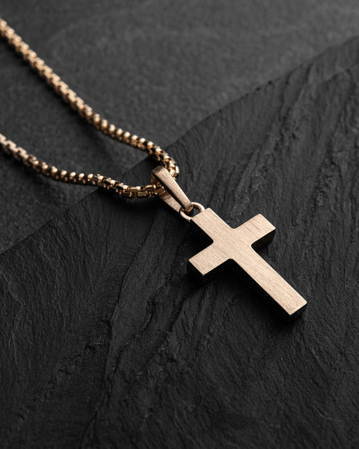 Croix HELIGHET Or jaune 14 carats