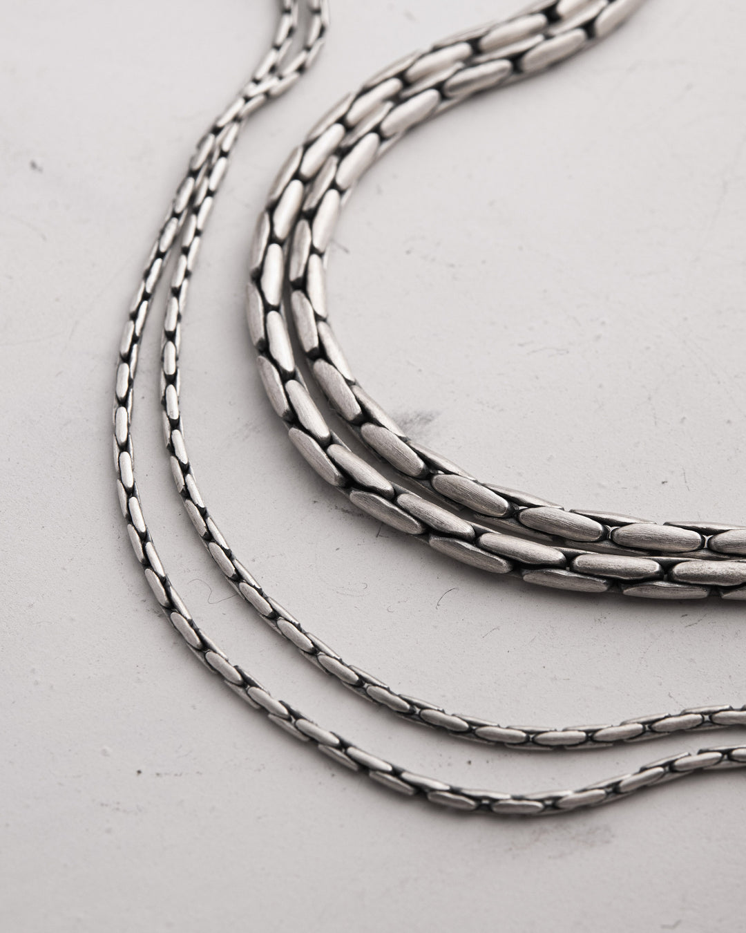 Silver chain - weave CARDANO