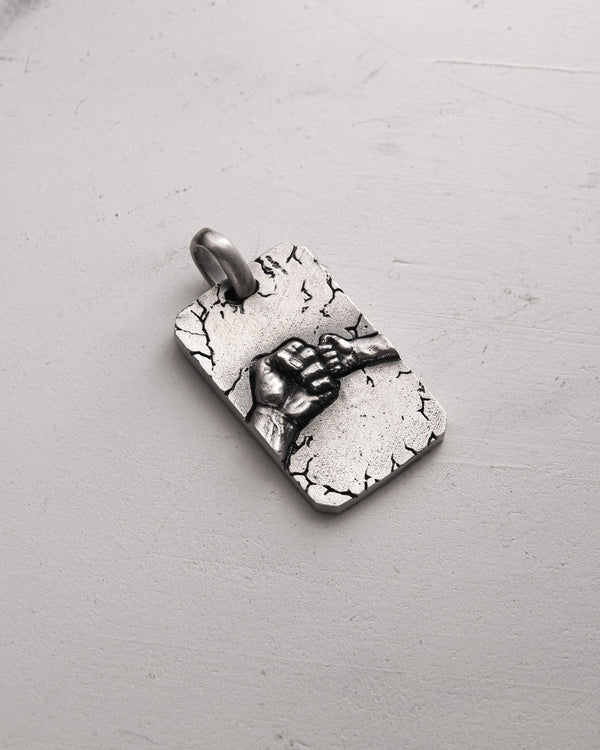 Pendentif en argent PÈRE ET FILS