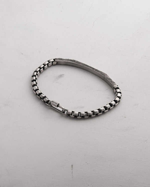 Silver bracelet FORGED