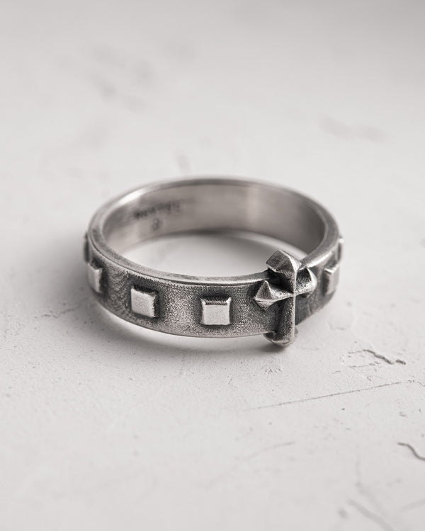 Silver ring ROSARIUM