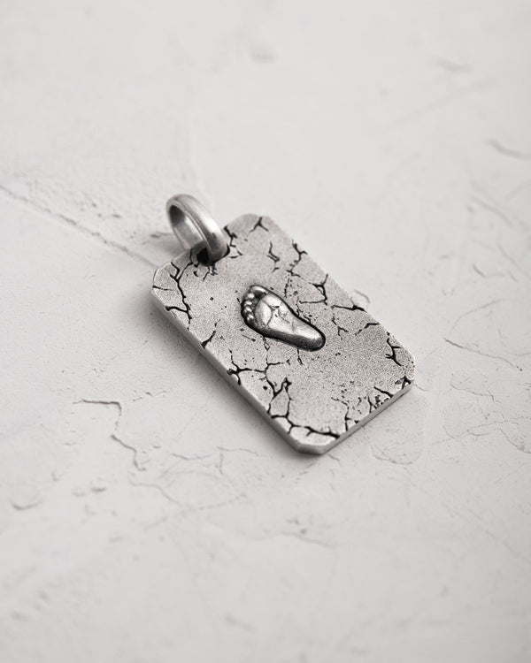 Silver pendant BABY FOOT