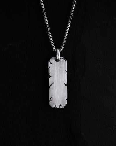 Silver pendant AGAINST THE FLOW