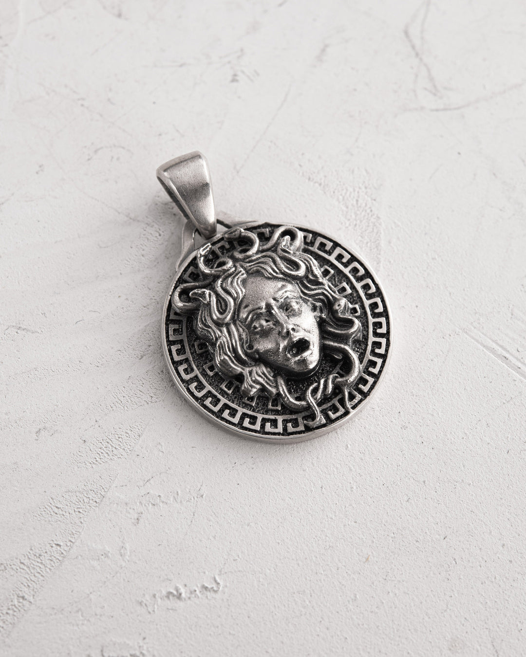 Silver pendant GORGON MEDUSA