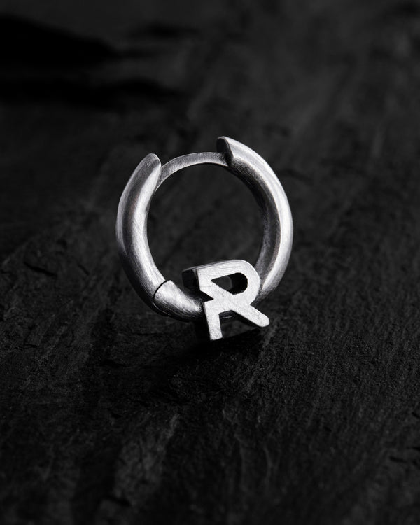 Orecchino singolo in argento REYTEL