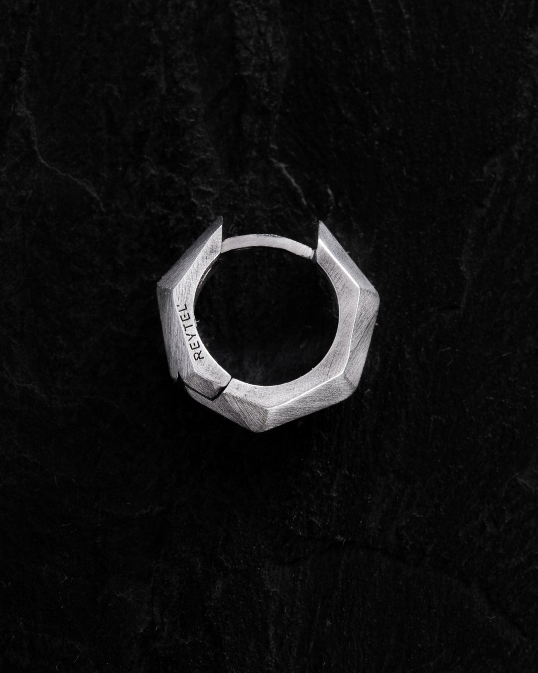 Silver Single Earring FACETS