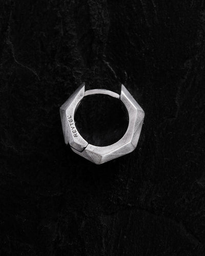 Silver Single Earring FACETS