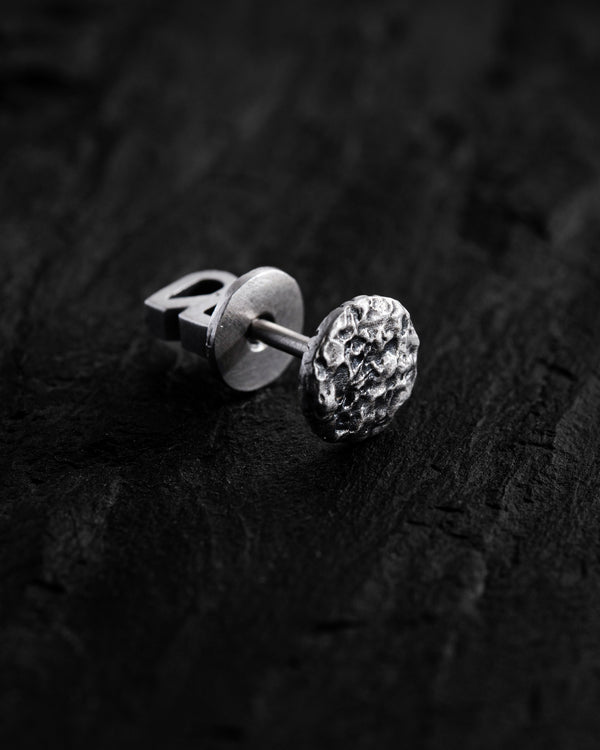 Silver Single Earring MOON