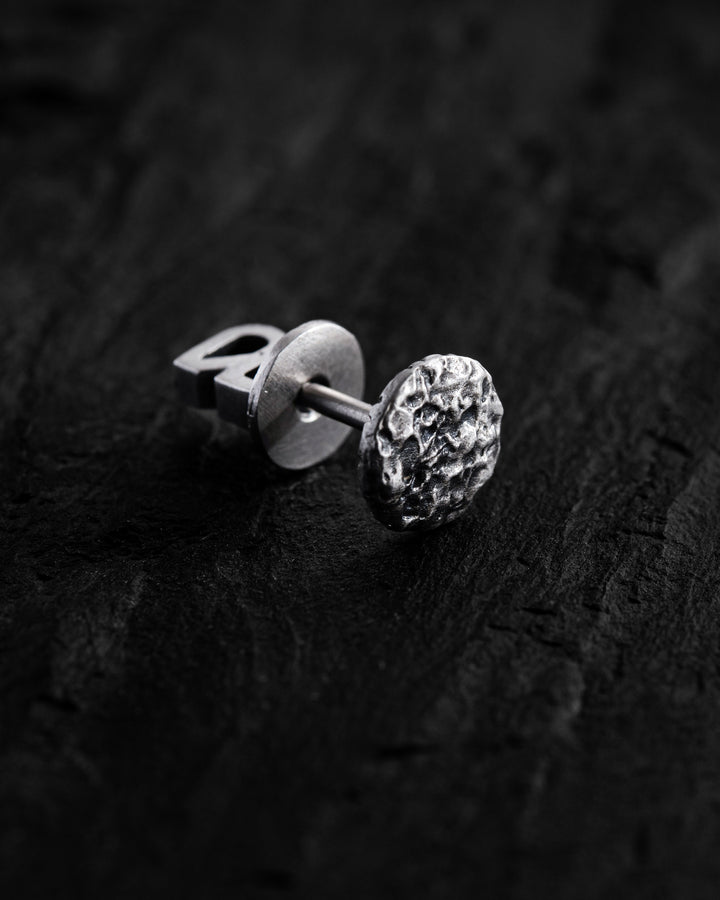 Silver Single Earring MOON