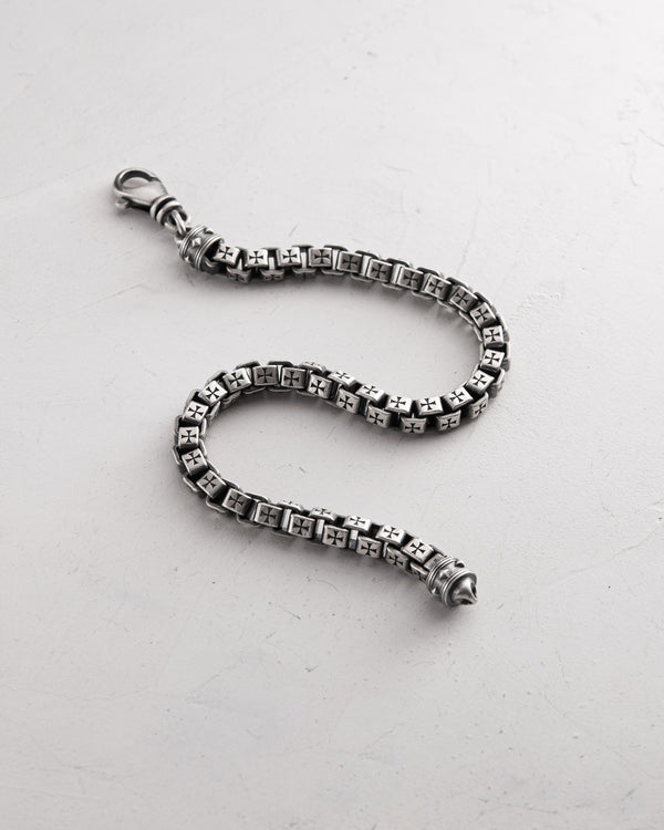 Silver bracelet MALTESE CROSS