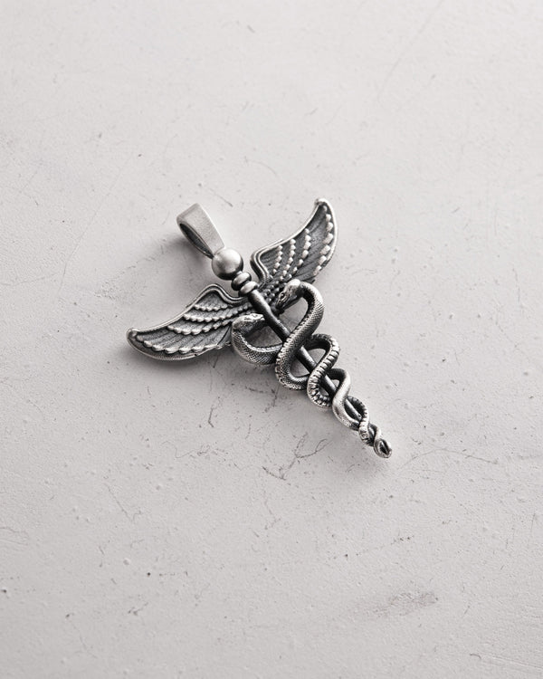 Pendentif en argent CADUCÉE