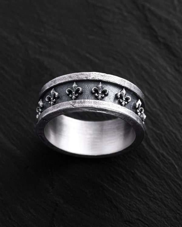 Silver ring FLEUR DE LIS