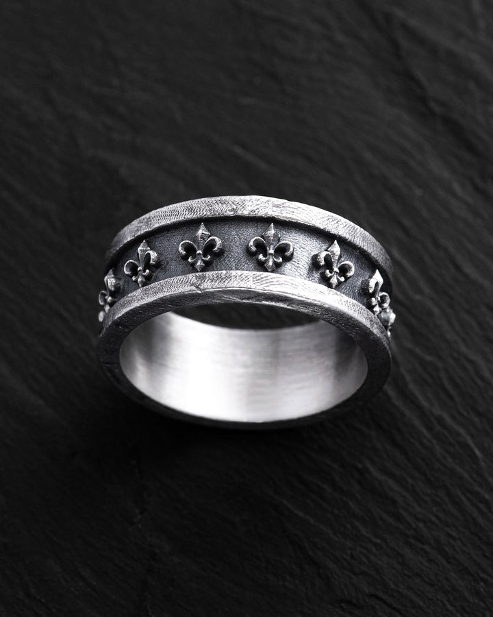 Silver ring FLEUR DE LIS