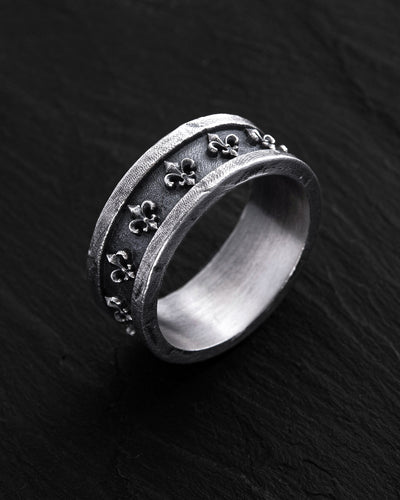Silver ring FLEUR DE LIS