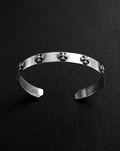 Silver bangle CROIX DES TEMPLIERS