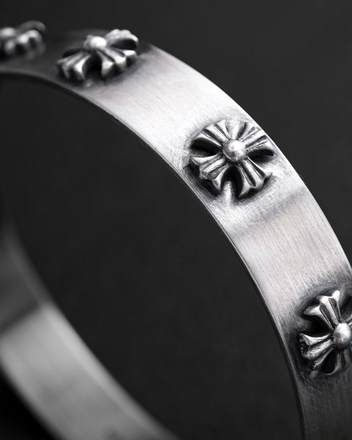 Silver bangle CROIX DES TEMPLIERS