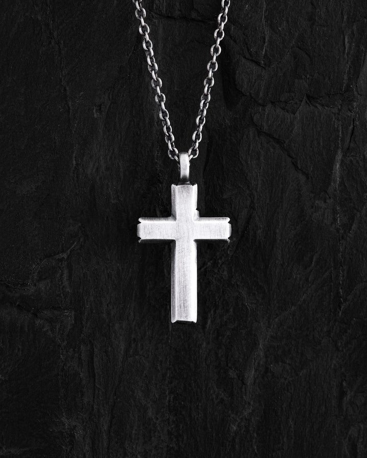 Silver cross on a chain VÉRITÉ