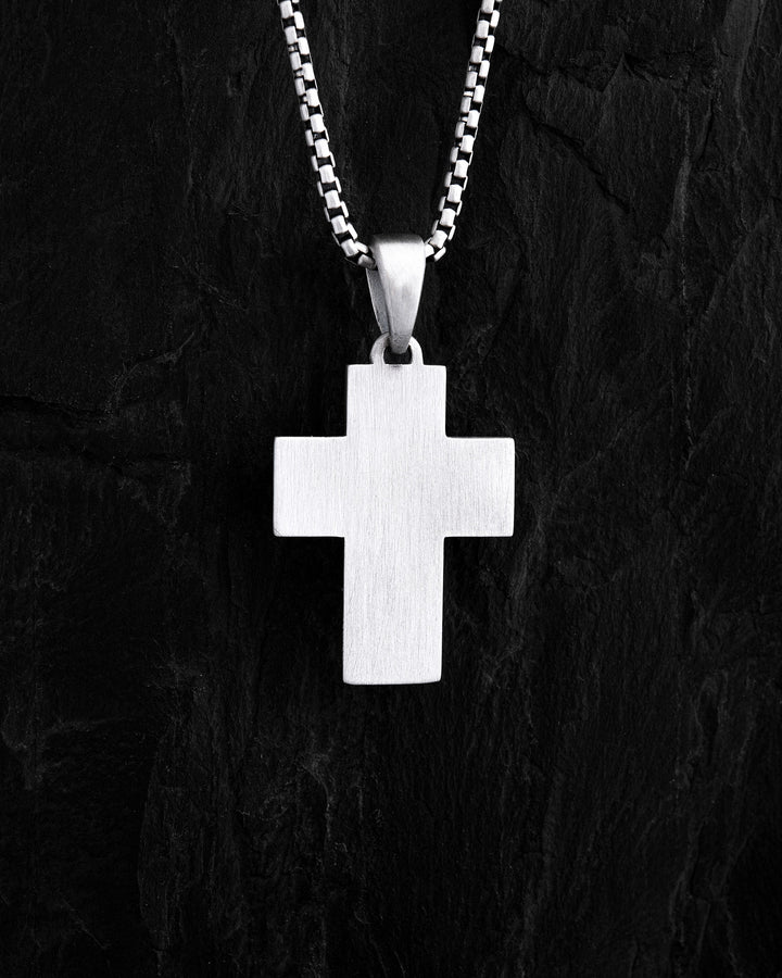 Silver cross ANCHOR CROSS