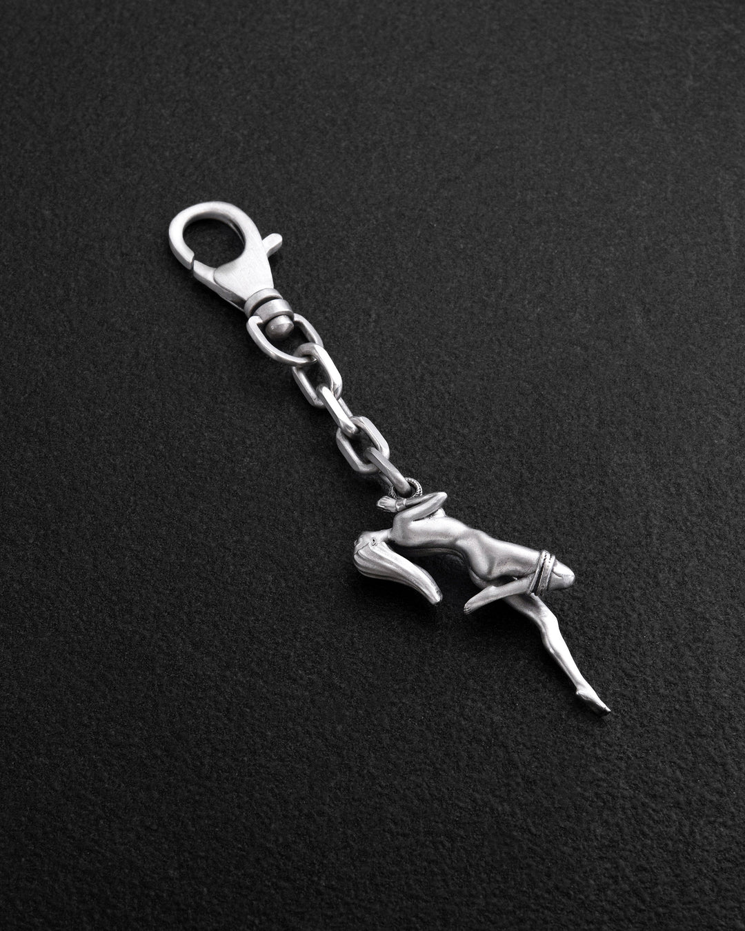 Silver keychain SHIBARI