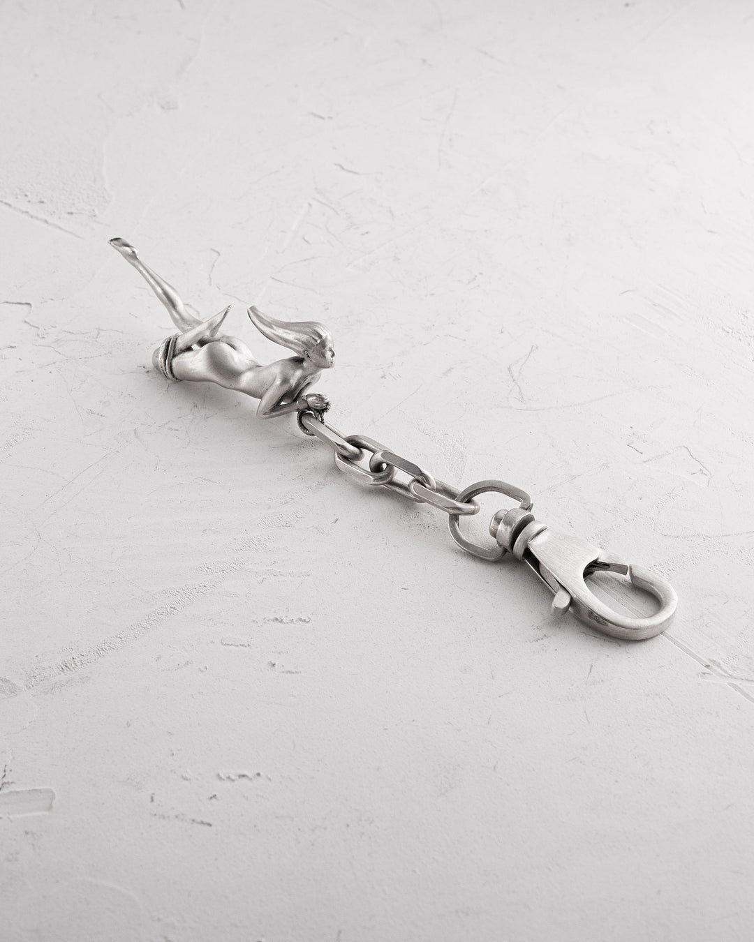Silver keychain SHIBARI