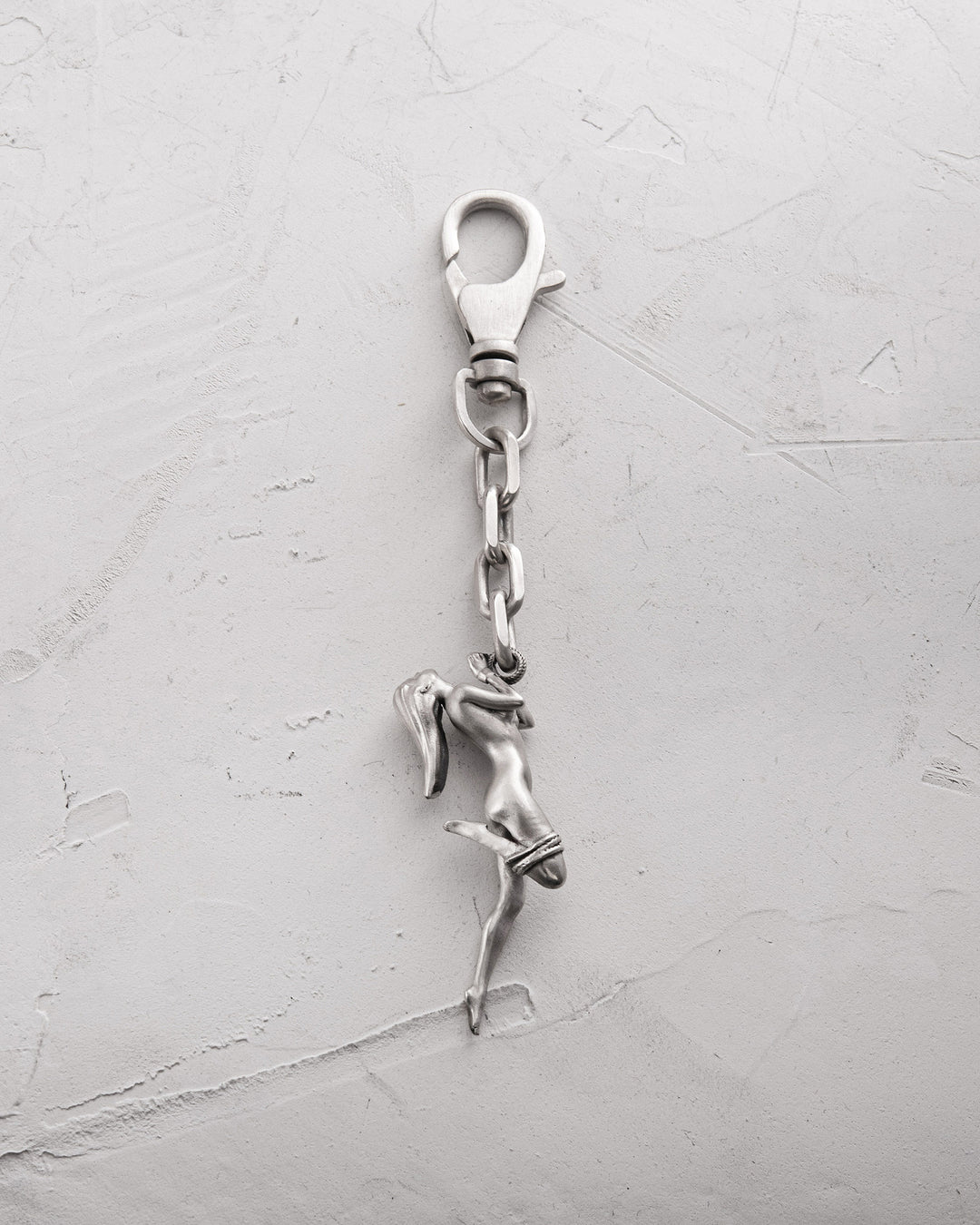 Silver keychain SHIBARI