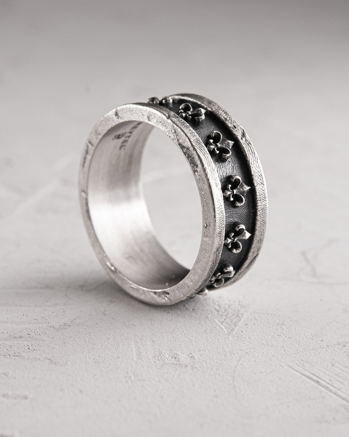 Silver ring FLEUR DE LIS