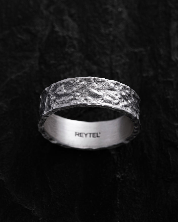 Silver ring RELIEF