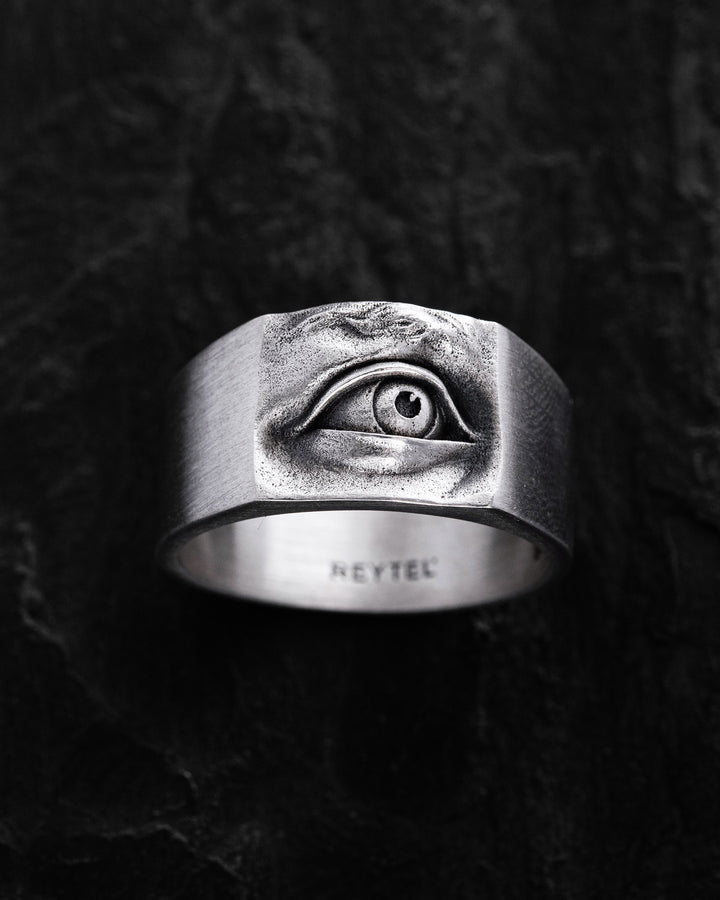 Silver ring EYE OF PROVIDENCE