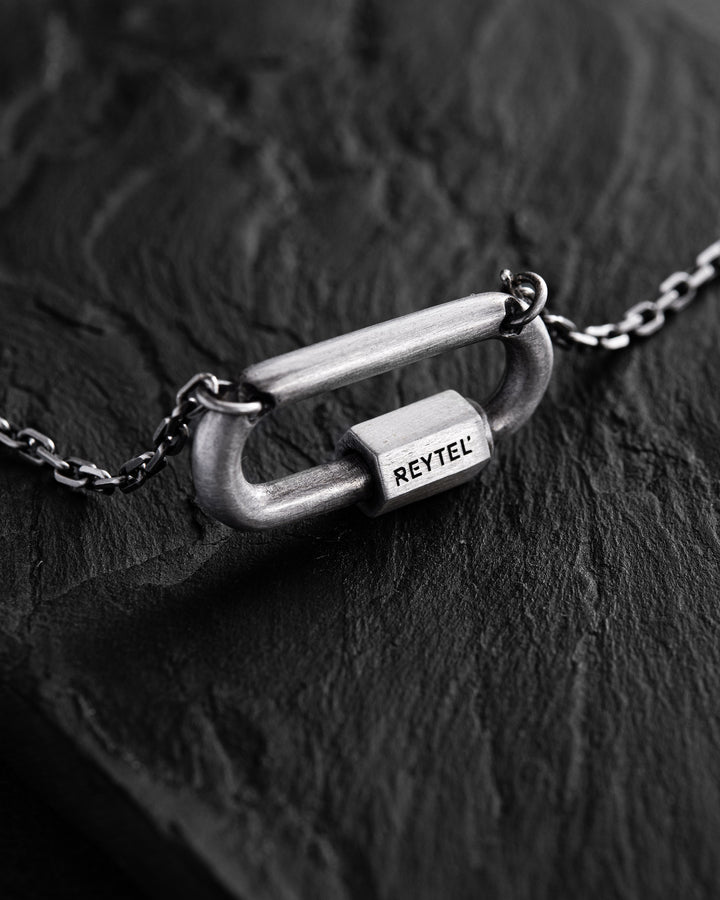 Silver pendant on chain KARABIN