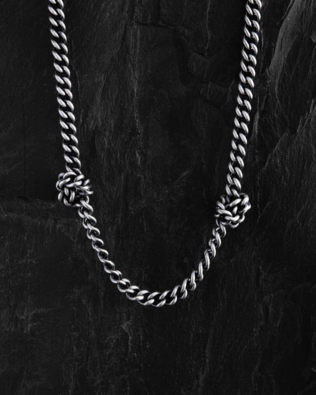 Silver chain KNOTEN