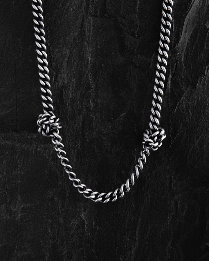 Silver chain KNOTEN