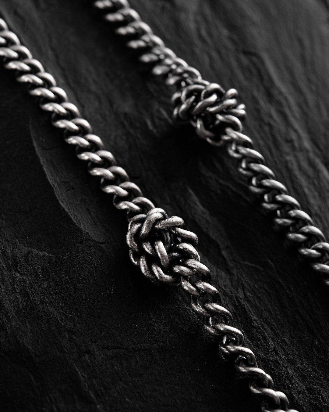 Silver chain KNOTEN