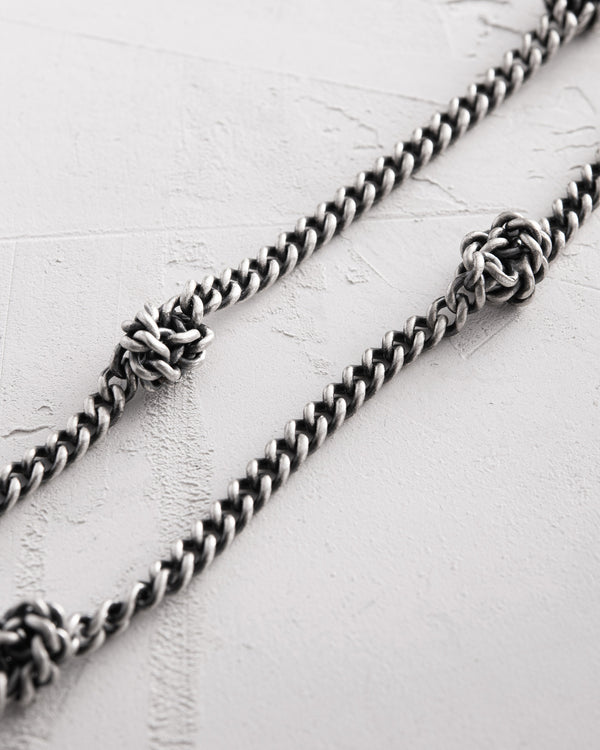 Silver chain KNOTEN