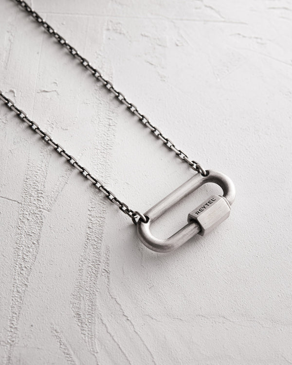 Silver pendant on chain KARABIN