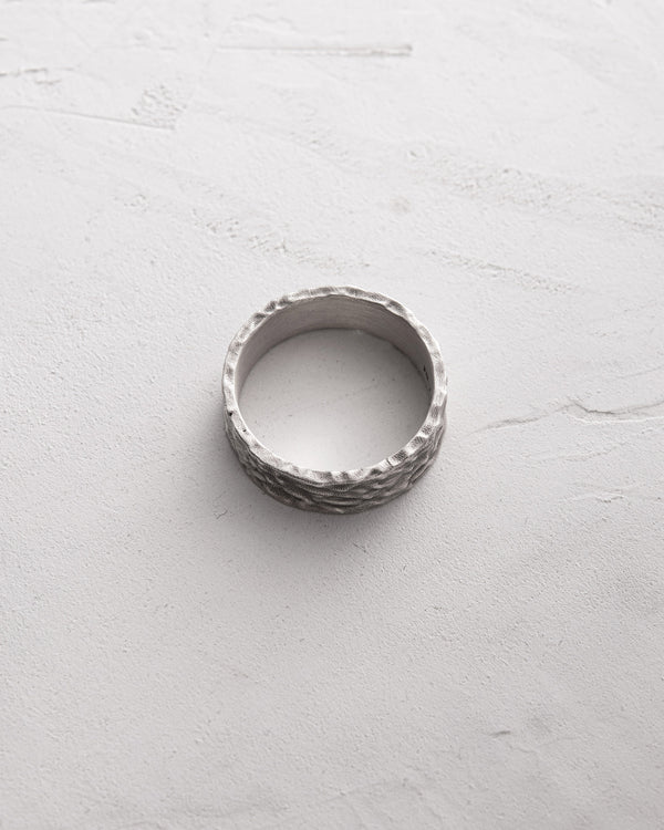 Silver ring RELIEF