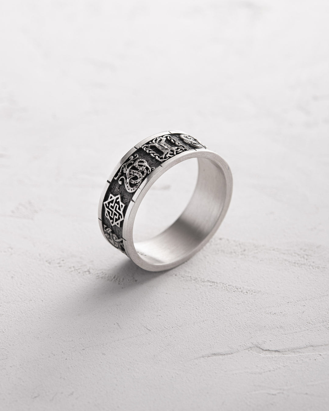 Silver ring NORDIC LEGACY