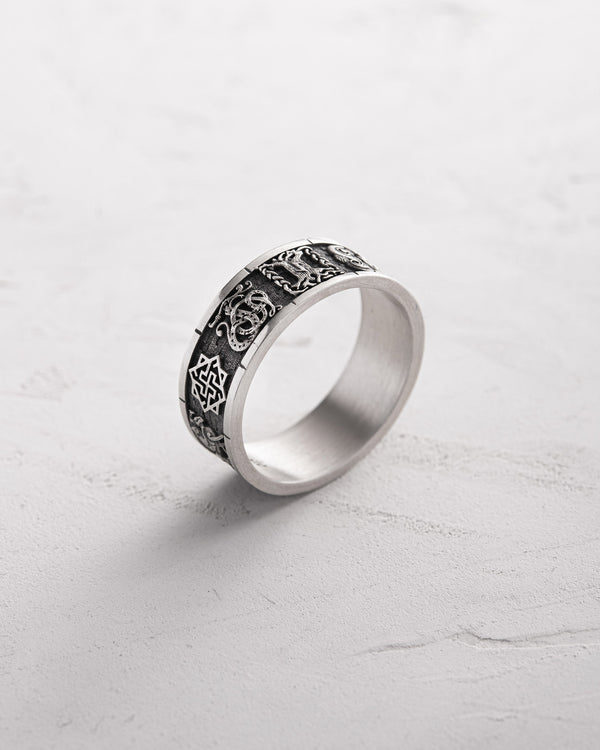 Silver ring NORDIC LEGACY