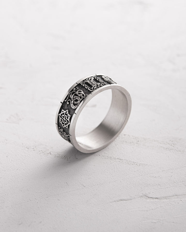 Silver ring NORDIC LEGACY