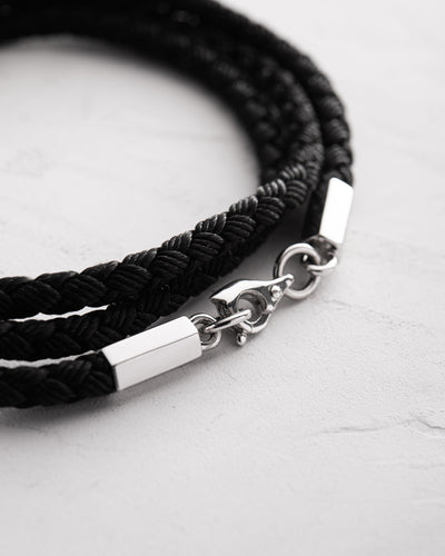 Seam cord FACET with 14k white gold inserts