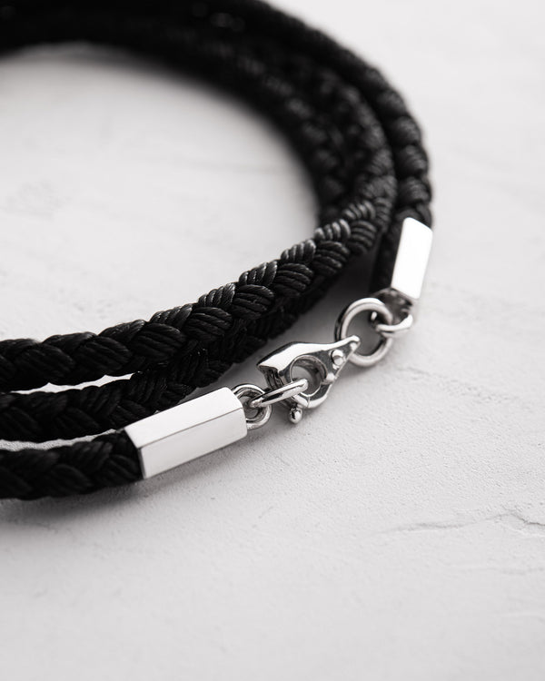 Seam cord FACET with 14k white gold inserts