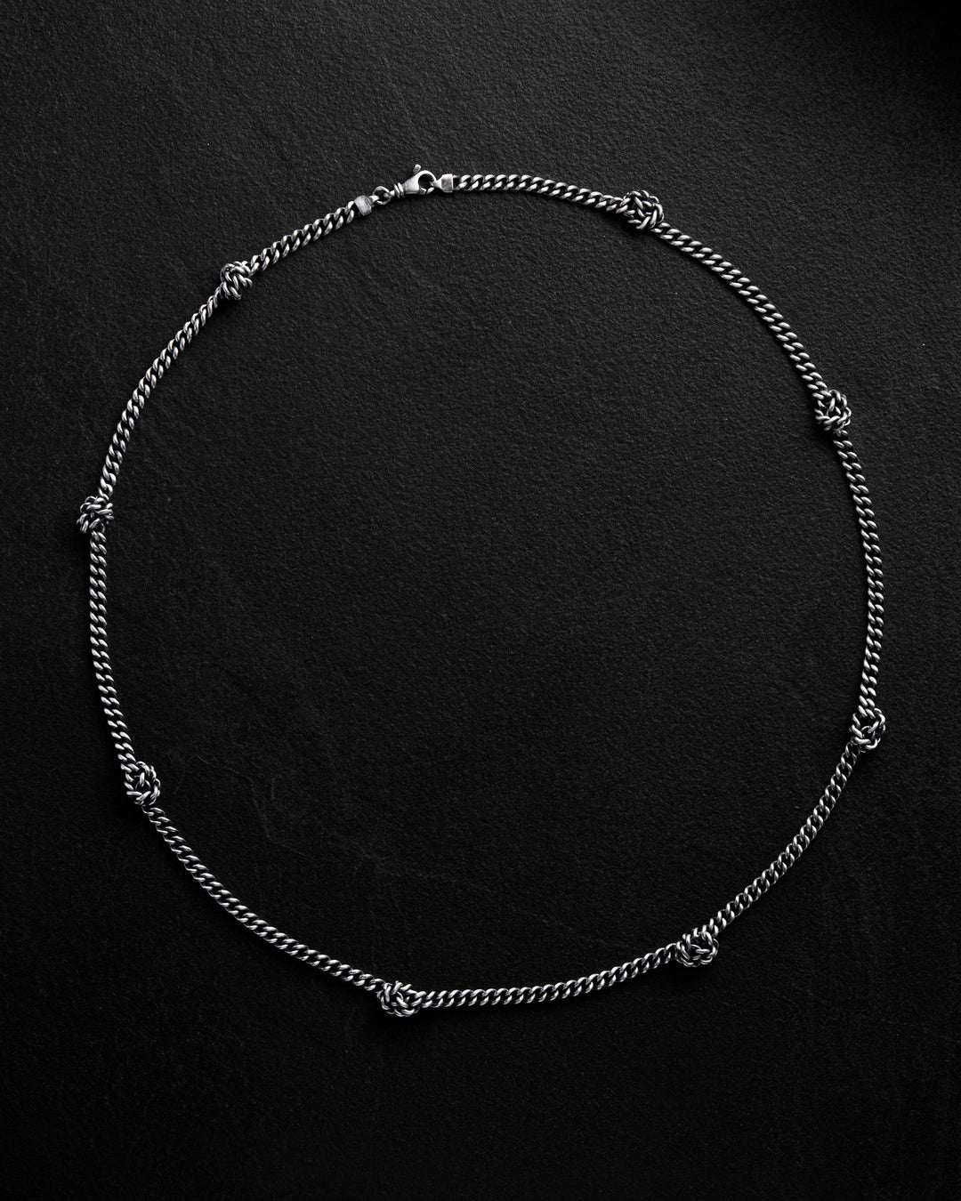 Silver chain KNOTEN