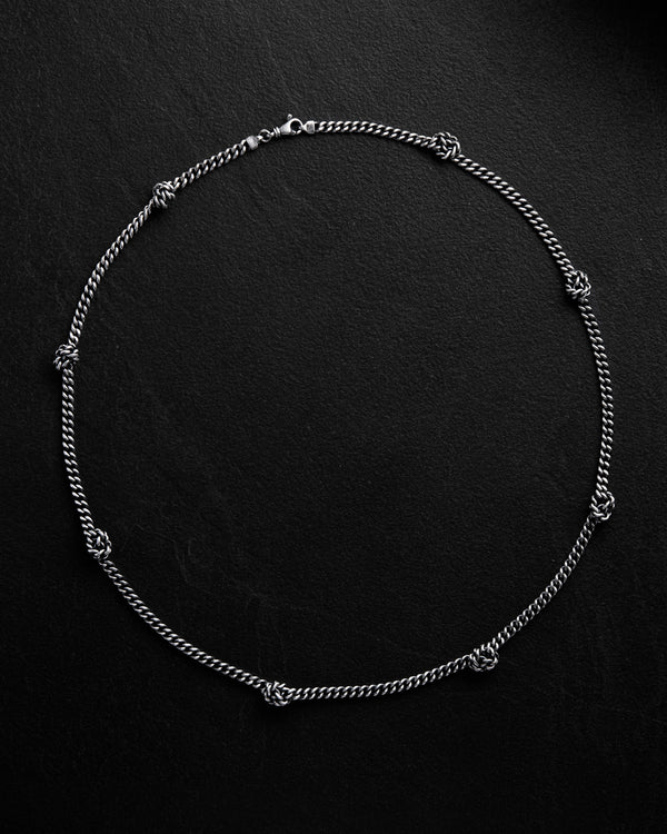 Silver chain KNOTEN