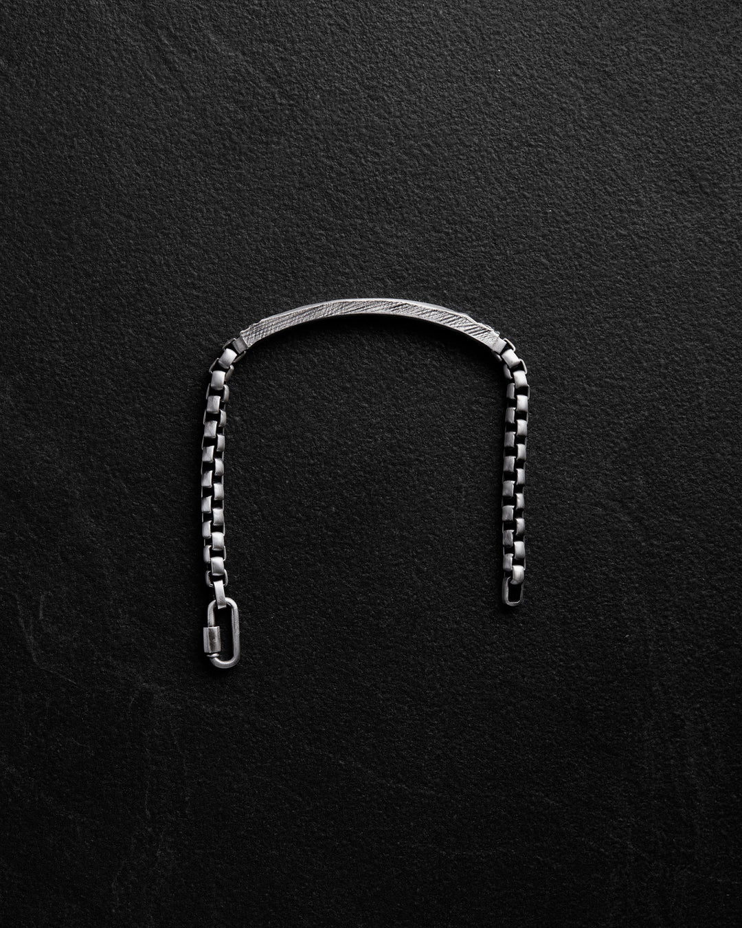 Silver bracelet FORGED