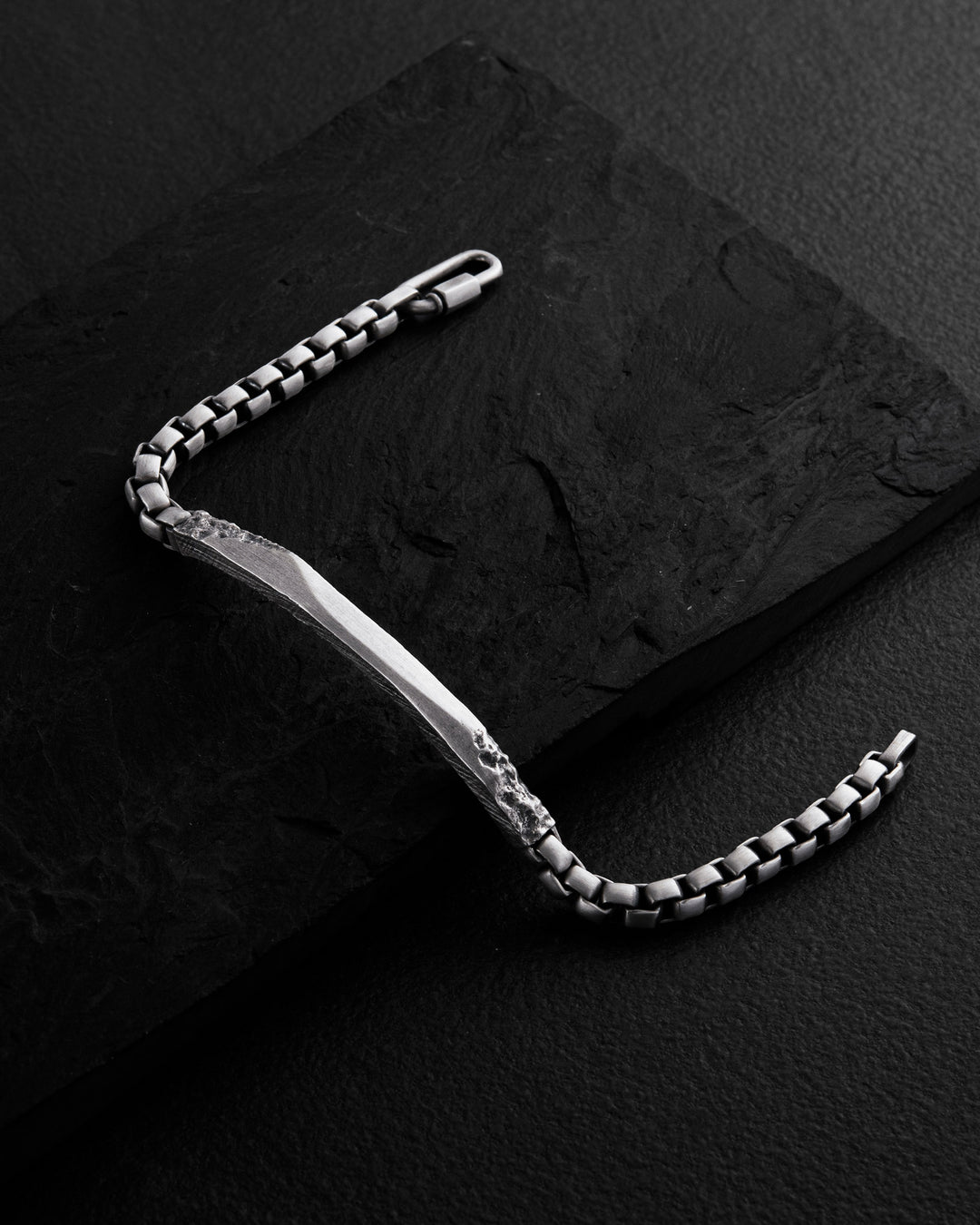Silver bracelet FORGED