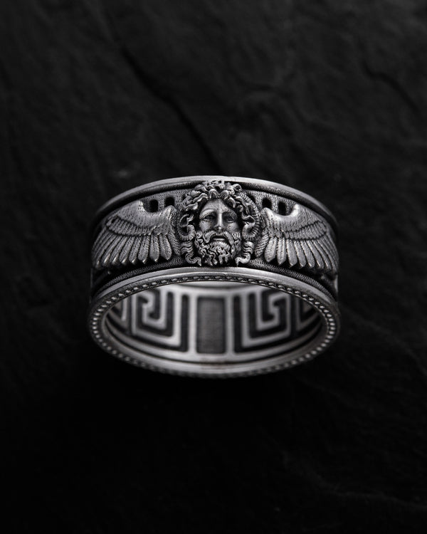 Silver ring ZEUS - GREEK GOD
