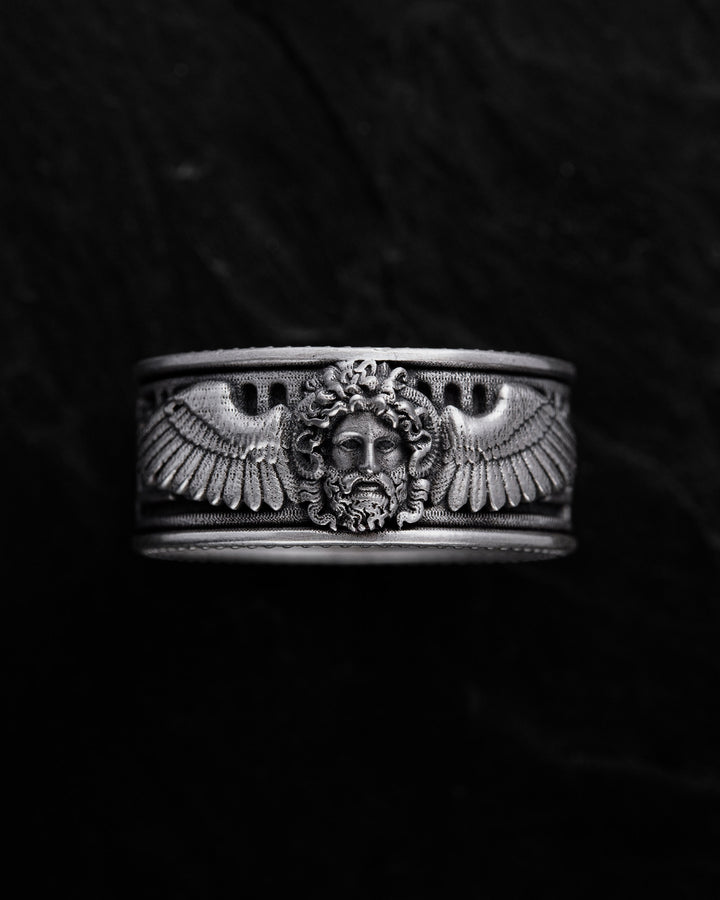 Silver ring ZEUS - GREEK GOD