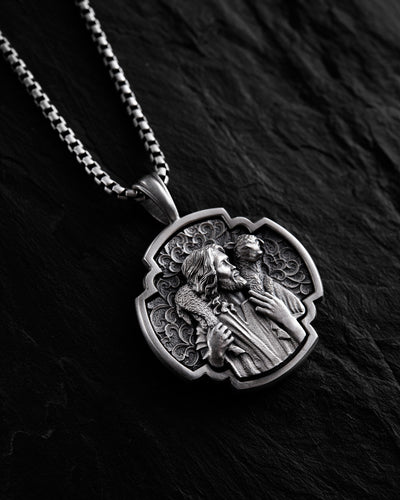 Silver pendant JESUS SHEPHERD
