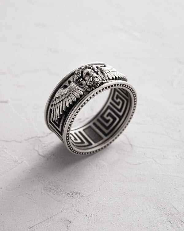 Silver ring ZEUS - GREEK GOD